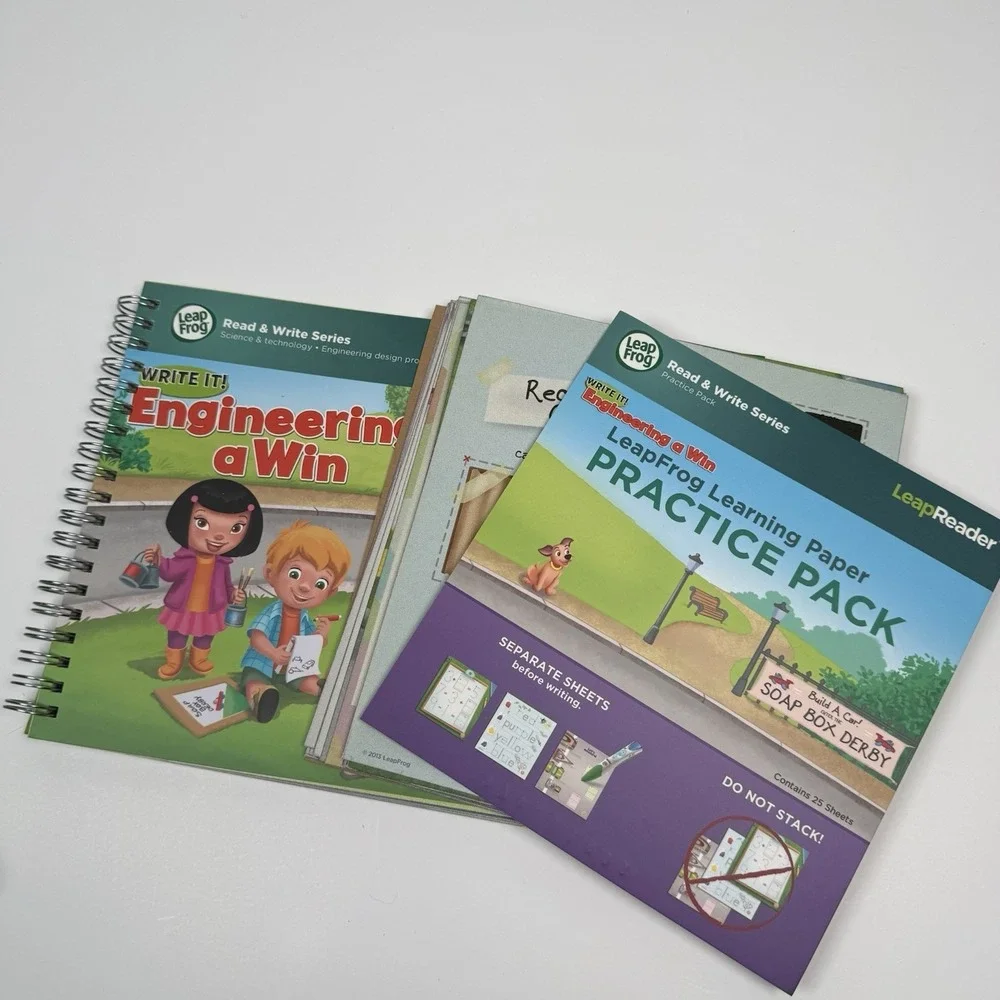 LeapFrog LeapReader Activity Set Read‎ Write Series Writing Science 4-8 Age New